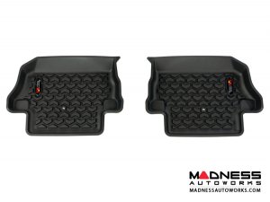 Jeep Wrangler JL Floor Liners - Black - Front & Rear - 2 Door